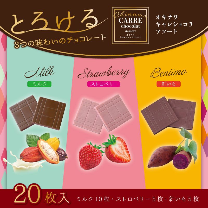 オキナワキャレショコラアソート（20枚入）