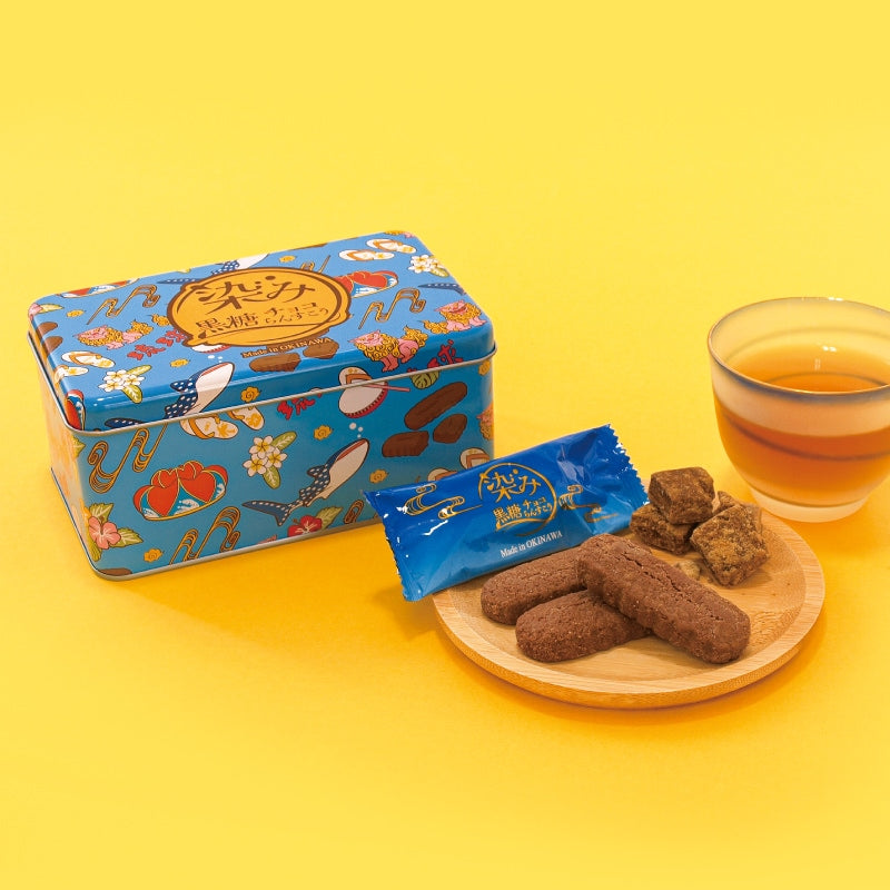 染み黒糖チョコちんすこう缶 – ファッションキャンディオンラインショップ